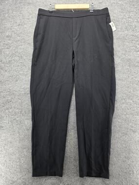 Old Navy Pants Womens 16 Tall Black Pull-On Stretch Trousers Work Office Comfort